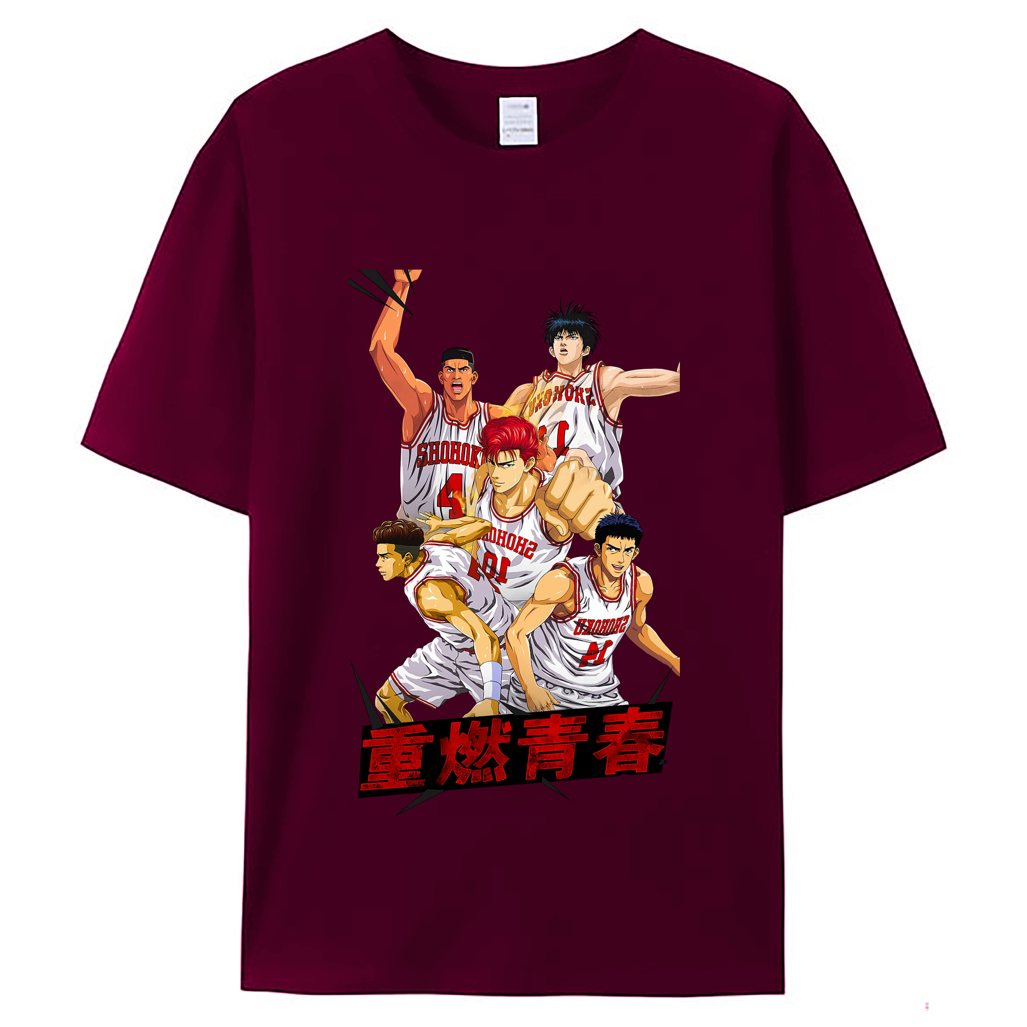 （画像用） SLAM DUNK／スラムダンク レディースカジュアルプリントTシャツ（綿100％）